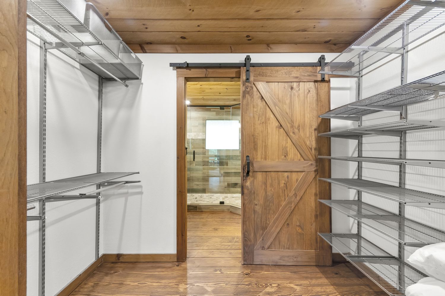 Oversized walk-in closet